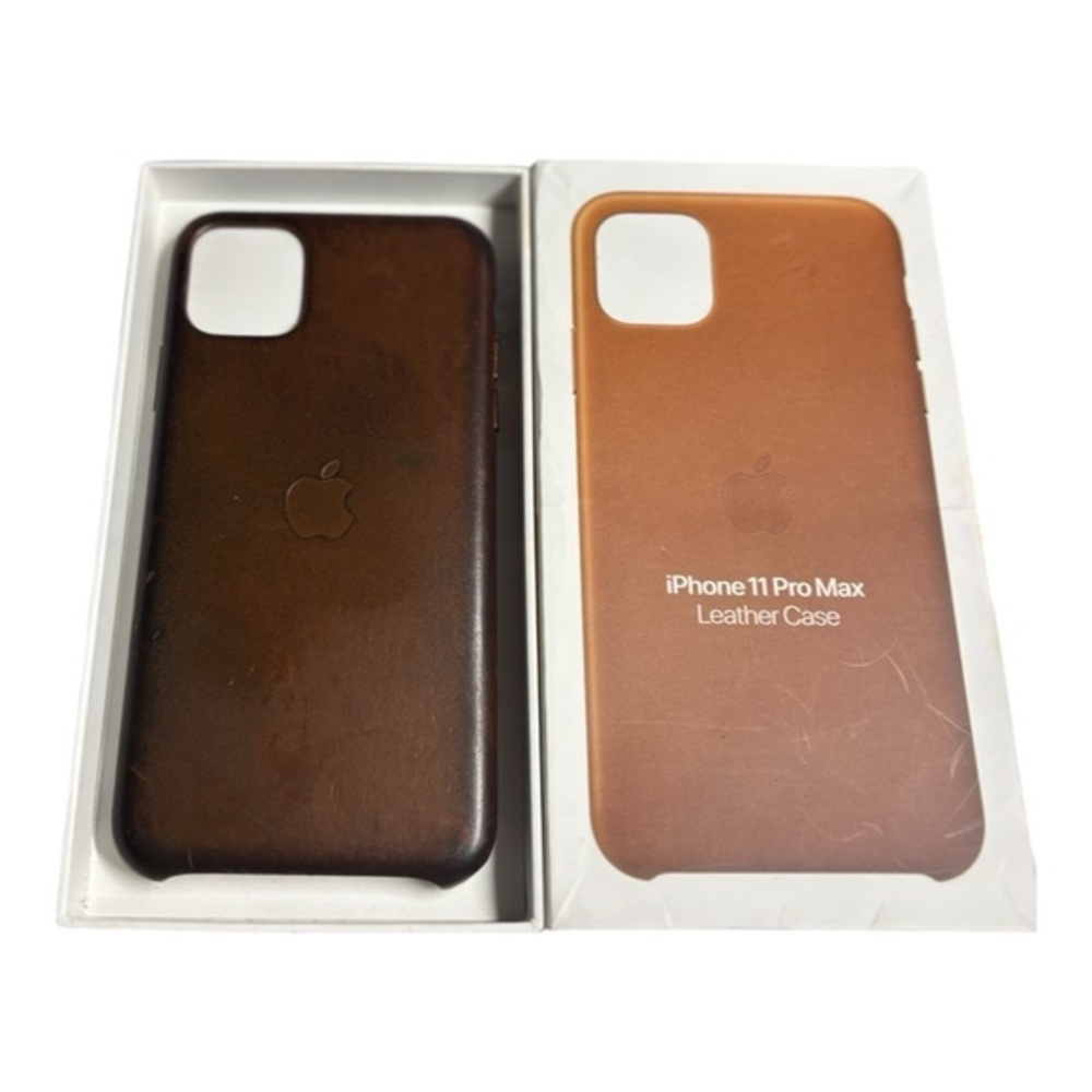Apple iPhone 11 Pro Max Leather Case - Brown